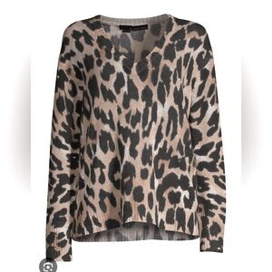 Cashmere leopard sweater